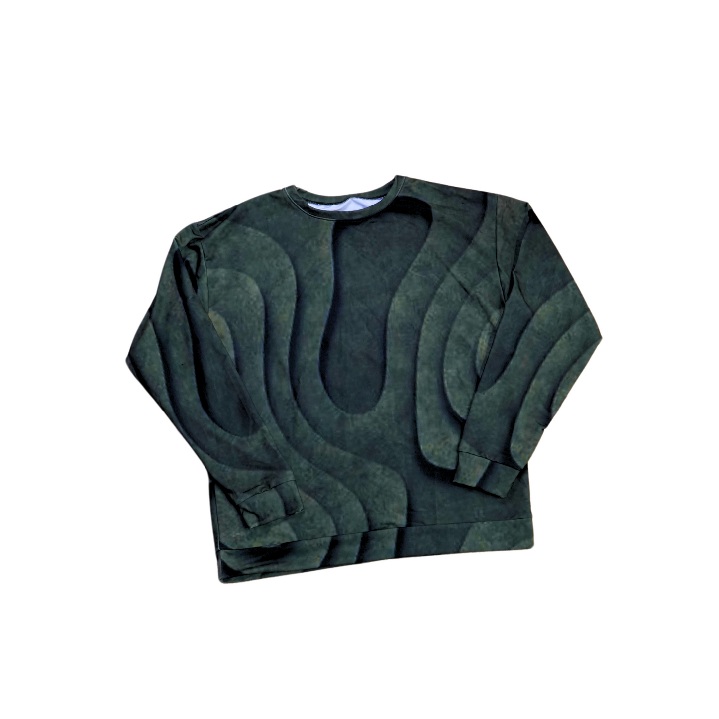 Green waves sweatshirt