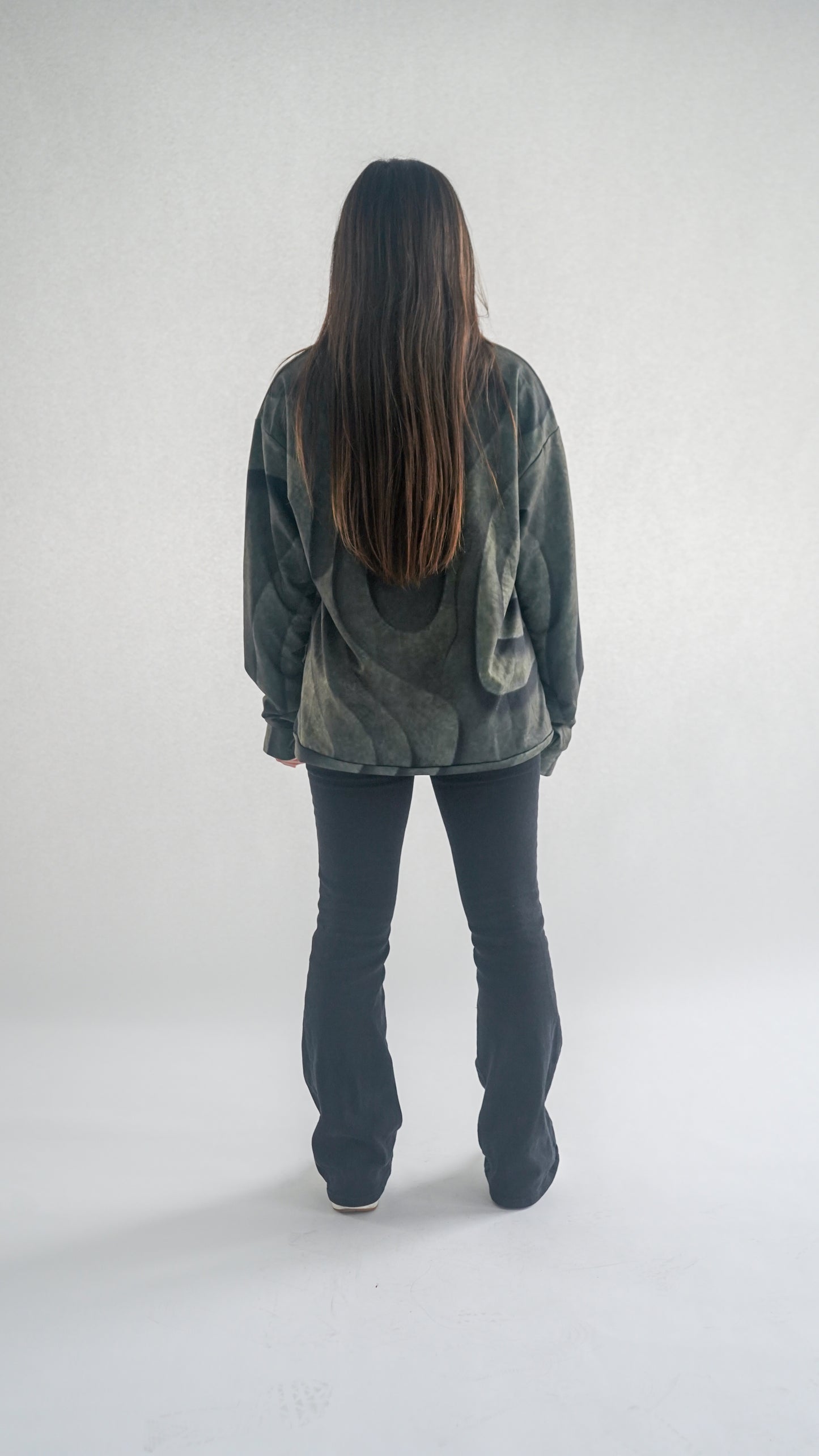 Green waves sweatshirt