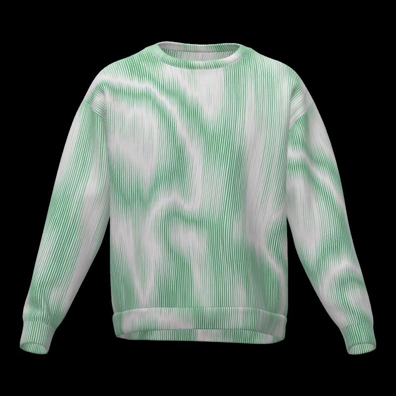 Green Stripes Sweatshirt